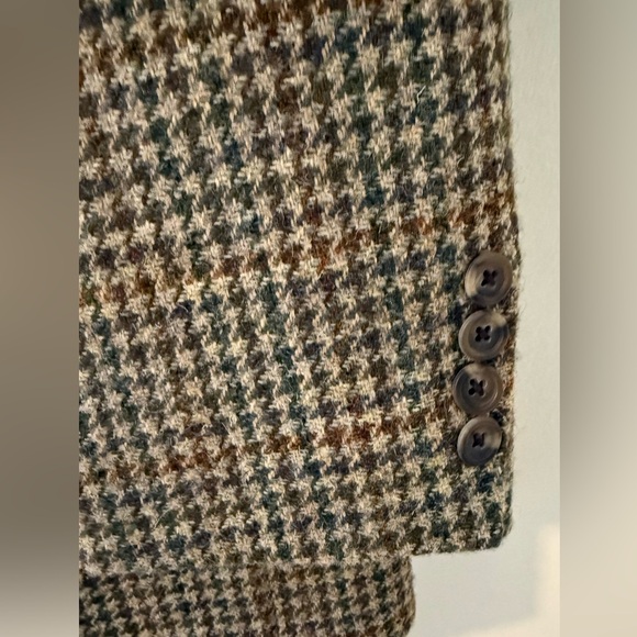 Lands End 100% Pure Wool Plaid Blazer - Picture 3 of 13